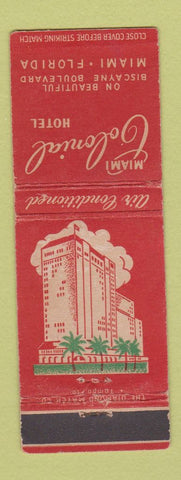 Matchbook Cover - Colonial Hotel Miami FL