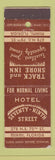 Matchbook Cover - Hotel Seventy Ninth Street Miami FL WEAR