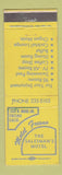 Matchbook Cover - Motel Fresno CA WEAR