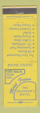 Matchbook Cover - Motel Fresno CA WEAR