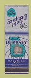 Matchbook Cover - Hotel Depsey Macon GA