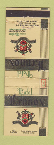Matchbook Cover - Hotel Lennox St Louis MO FOR SAFETY