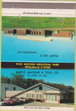 Matchbook Cover - Matco Machine Tool St Louis MO 40 Strike