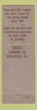 Matchbook Cover - Tioga Oak Shoes MB Angstadt Reading PA WEAR