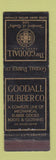 Matchbook Cover - Goodall Rubber  Philadelphia PA WEAR