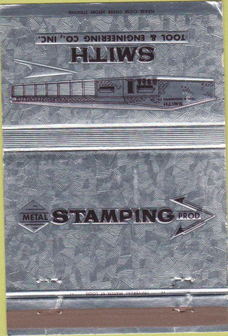 Matchbook Cover - Smith Tool Stamping Berkeley MO 40 Strike