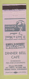 Matchbook Cover - Dinner Bell Cafe Buena Vista Colorado