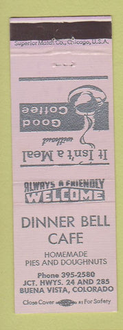 Matchbook Cover - Dinner Bell Cafe Buena Vista Colorado
