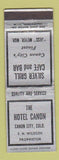 Matchbook Cover - Hotel Canon City Colorado Silver Grill
