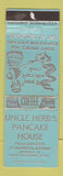 Matchbook Cover - Uncle Herb's Pancake House Manitou Springs Colorado WEAR
