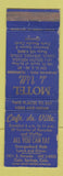 Matchbook Cover - Motel de Villa Colorado Springs WEAR