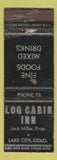 Matchbook Cover - Log Cabin Inn Lake City Colorado WEAR