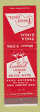 Matchbook Cover - Empire House Toga Room Page AZ