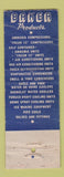 Matchbook Cover - Baker Ice Machine TB Mackenzie Phoenix AZ POOR