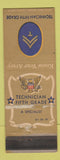 Matchbook Cover - Know Your Army Technician Fifth Grade WORN