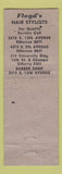 Matchbook Cover - Floyd's Salon Denver Colorado