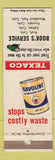 Matchbook Cover Texaco oil gas Rush Calhan Fountain Woodland Park Colorado WEAR