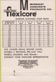 Matchbook Cover - Flixicore concrete products Franklin Park IL 40 Strike