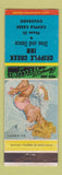 Matchbook Cover - Cripple Creek Inn Colorado pinup WEAR