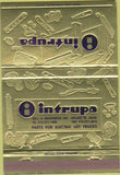 Matchbook Cover - Intrupa Chicago IL lift truck parts 40 Strike