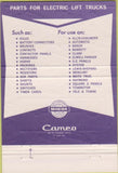 Matchbook Cover - Intrupa Chicago IL lift truck parts 40 Strike