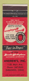 Matchbook Cover - Bendix Westinghouse Andrew's Durango Colorado