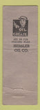 Matchbook Cover - Hessler oil gas Bay McPherson KS Dunlop Tires POOR