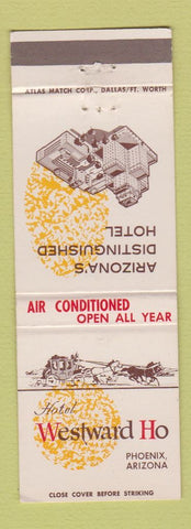 Matchbook Cover - Hotel Westward Ho Phoenix AZ