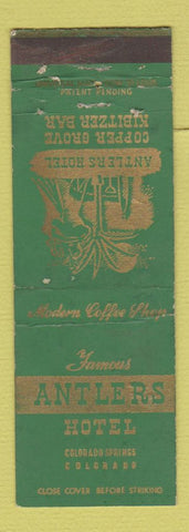 Matchbook Cover - Antlers Hotel Colorado Springs