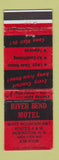 Matchbook Cover - River Bend Motel Newington NH DD Bean