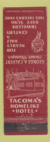 Matchbook Cover - Tacoma Hotel WA WEAR