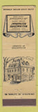Matchbook Cover - Williamsburg Restaurant VA WORN