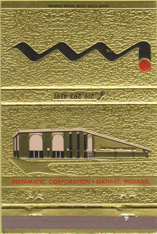 Matchbook Cover - Instamatic Corp Elkhart IN furnaces 40 Strike