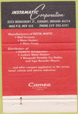 Matchbook Cover - Instamatic Corp Elkhart IN furnaces 40 Strike