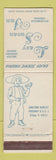 Matchbook Cover - Lazy Susan Inn Woodbridge VA