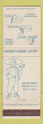 Matchbook Cover - Lazy Susan Inn Woodbridge VA