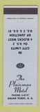 Matchbook Cover - Plainsman Motel Grand Forks ND
