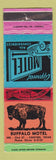 Matchbook Cover - Buffalo Motel Canyon TX