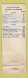 Matchbook Cover - Mt Royal Motel Cafe Pueblo Colorado WORN