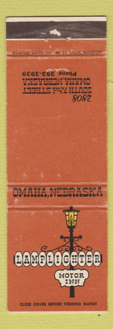 Matchbook Cover - Lamplighter Motor Inn Omaha NE WEAR