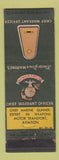 Matchbook Cover - Know Your Marines Chief Warrant Officer WEAR