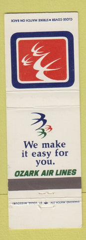 Matchbook Cover - Ozark Airlines