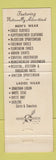 Matchbook Cover - Eklund Clothing Company Minneapolis MN
