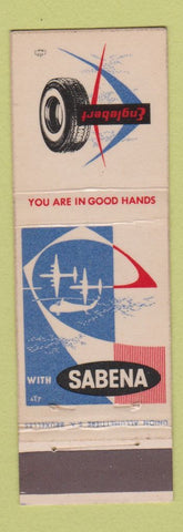 Matchbook Cover - Sabena Englebert Tires Belgium