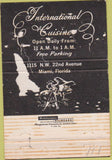 Matchbook Cover - El Matador Lounge Miami FL 40 Strike