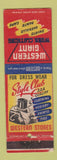 Matchbook Cover - Western Giant Work Clothes WEAR