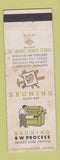 Matchbook Cover - Bruning BW Process WEAR