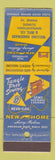 Matchbook Cover - New Home Sewing Machine Welling Hardware Germantown IL