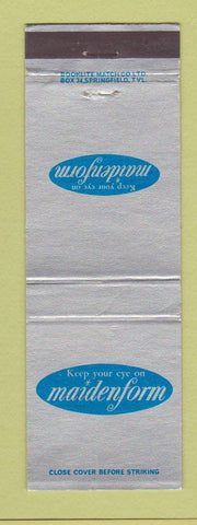 Matchbook Cover - Maiden Form Bras? South Africa WEAR
