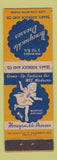 Matchbook Cover - Honeysuckle Girls Dresses Sears Roebuck clothes
